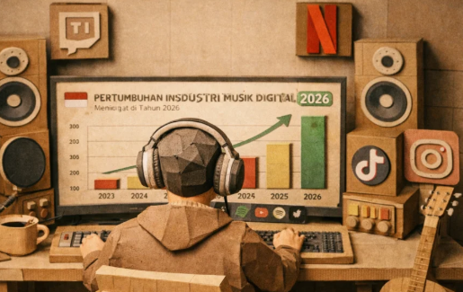 Industri Musik Streaming Global Tetap Kuasai Pasar